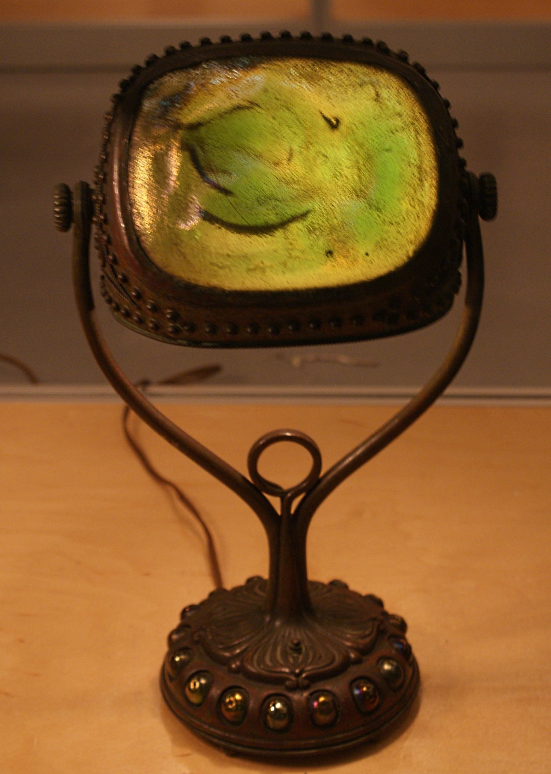 Biurkowa lampa Tiffany